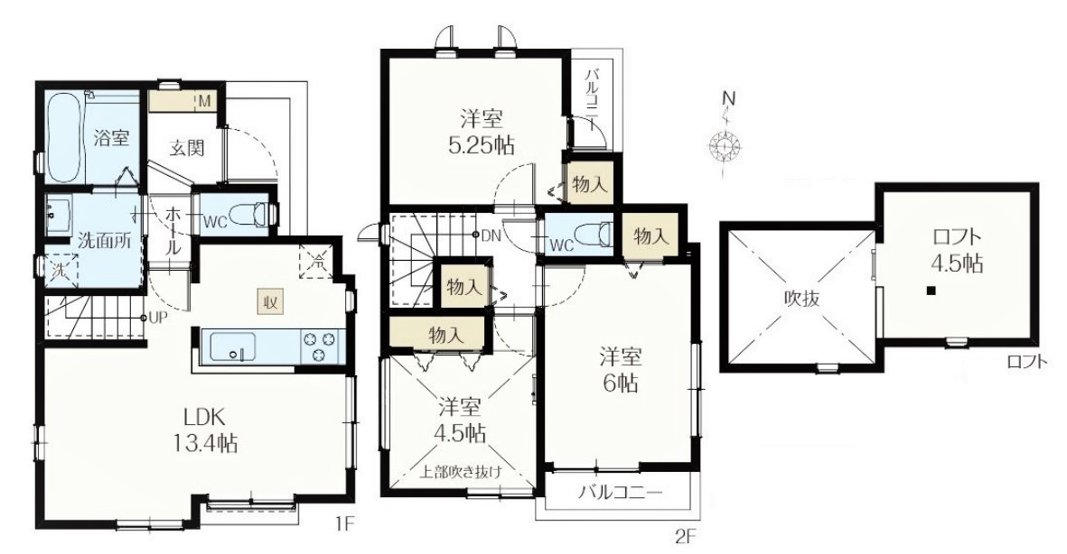 北原町3丁目　全1棟　1号棟