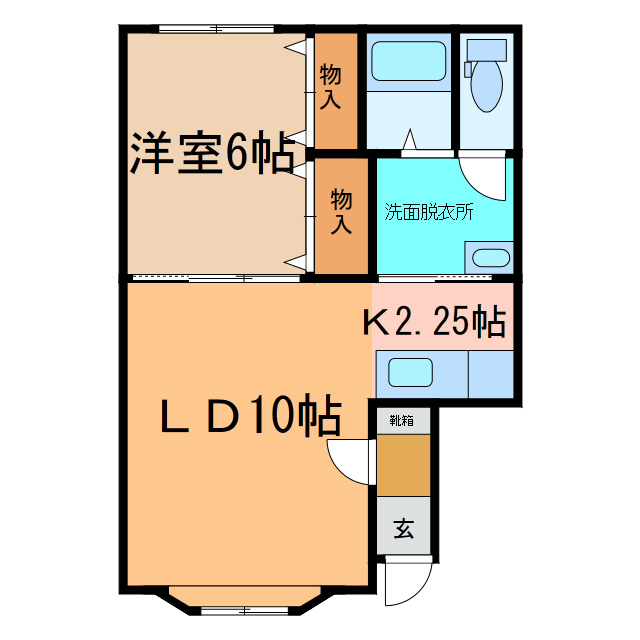 ソシエⅠ・Ⅱの間取り