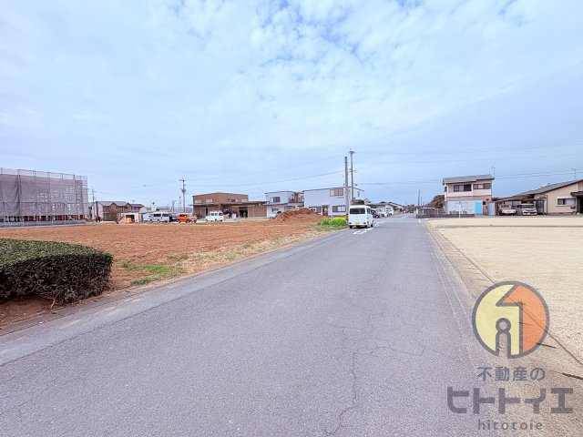 売地)八女市今福字道ノ下の前面道路含む現地写真