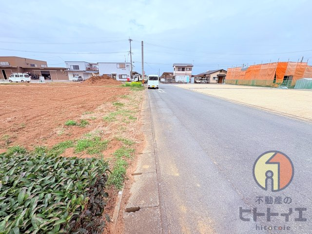 売地)八女市今福字道ノ下の前面道路含む現地写真