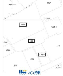 【土地図】 | 防府市台道4756他（第1種農地）659坪
