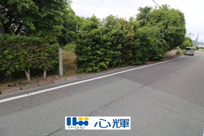 【前面道路含む現地写真】 | 防府市台道4756他（第1種農地）659坪