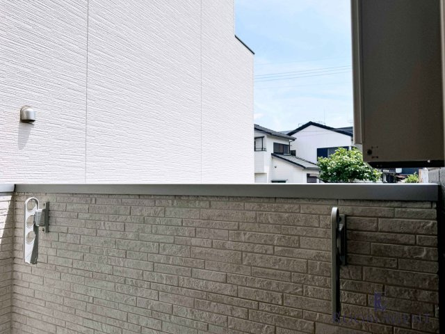 Grande鶴羽のバルコニー