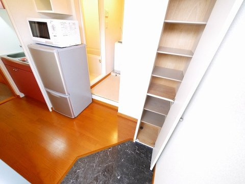 レオパレスルイソウの玄関|ゆったりとした玄関です