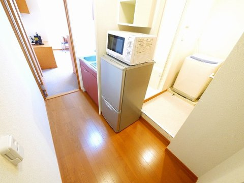 レオパレスルイソウのキッチン|キッチンです