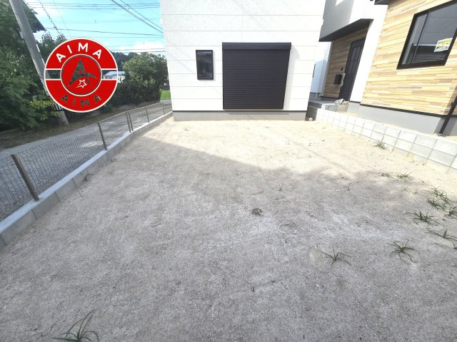 糟屋郡宇美町宇美東3丁目第3-3棟（1号棟）　の外観|お庭で自由な時間を過ごせます。