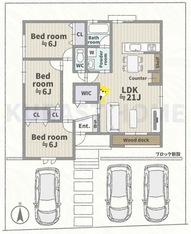 京都市西京区大枝西新林町6丁目　新築戸建