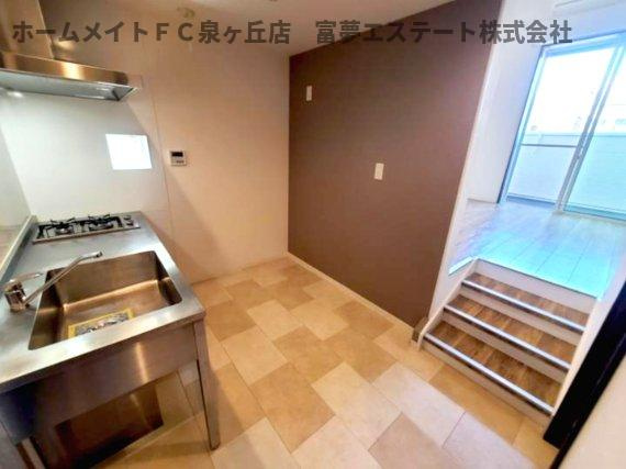 Luxe浜寺B棟のキッチン