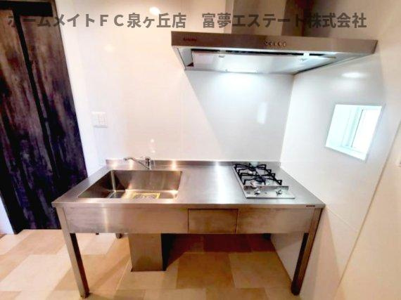 Luxe浜寺B棟のキッチン