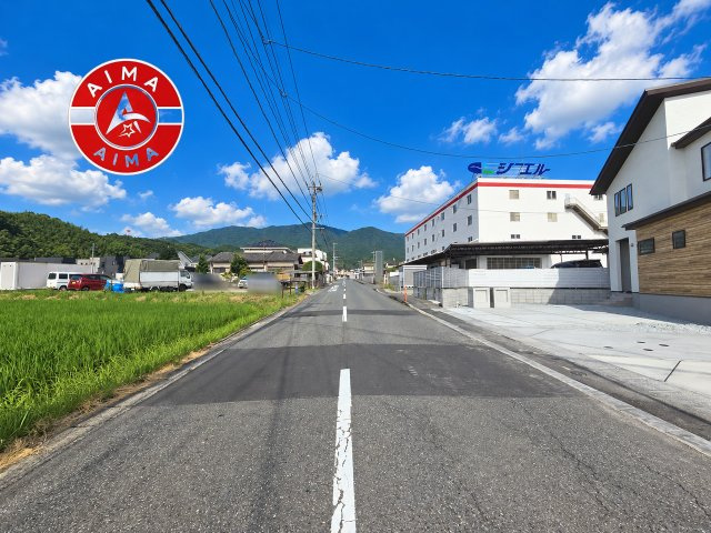 糟屋郡宇美町宇美東3丁目第3-3棟（2号棟）　の外観|前面道路含む現地の写真です。