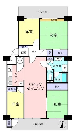 藤和南町田ハイタウンの間取り