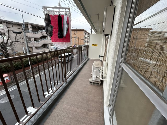 豊玉永谷マンションのバルコニー