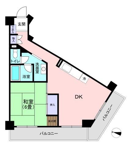 豊玉永谷マンションの間取り