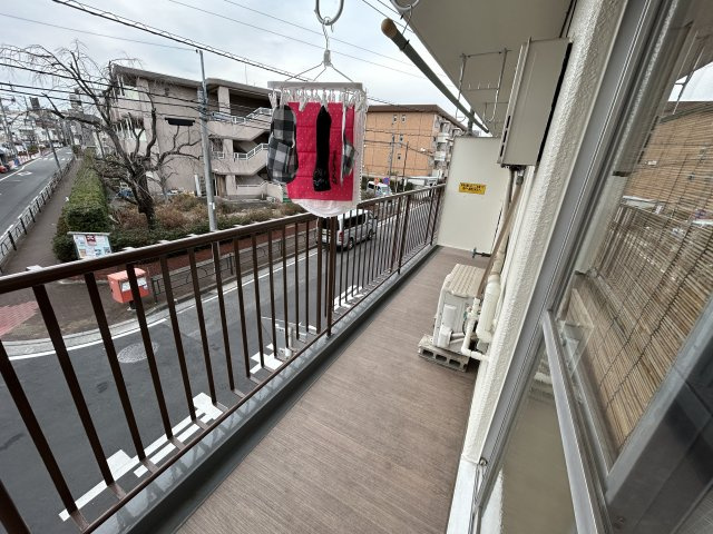 豊玉永谷マンションのバルコニー