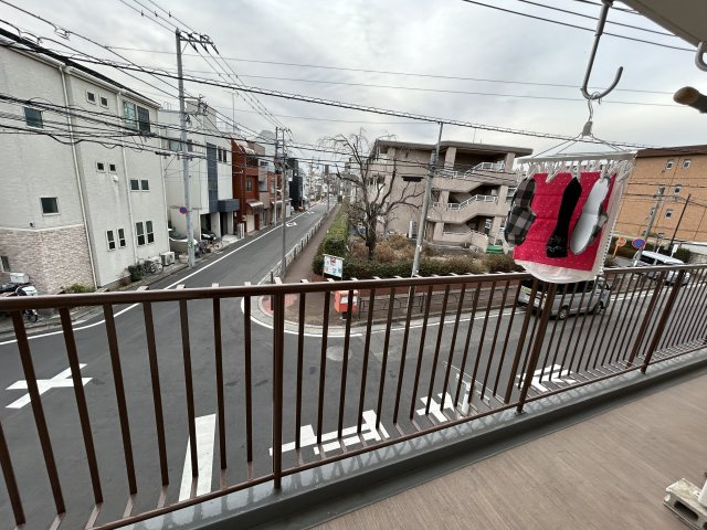 豊玉永谷マンションのバルコニー