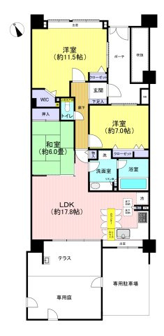 レーベンハイム東松戸カーサコンプレアンノの間取り