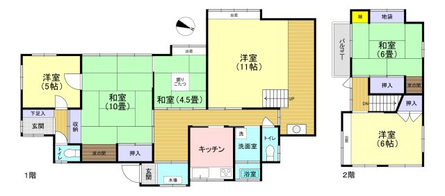 大田区中央４丁目の間取り