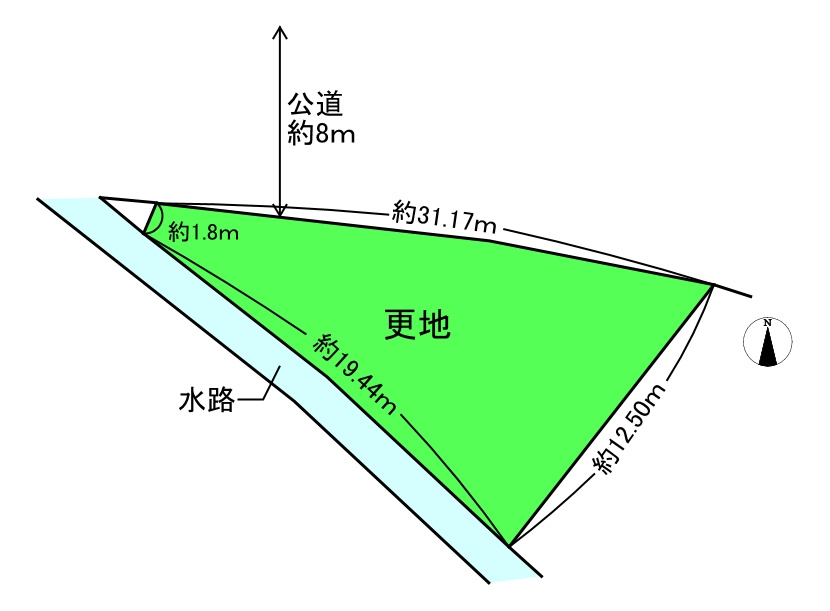 秦野市曽屋の土地図