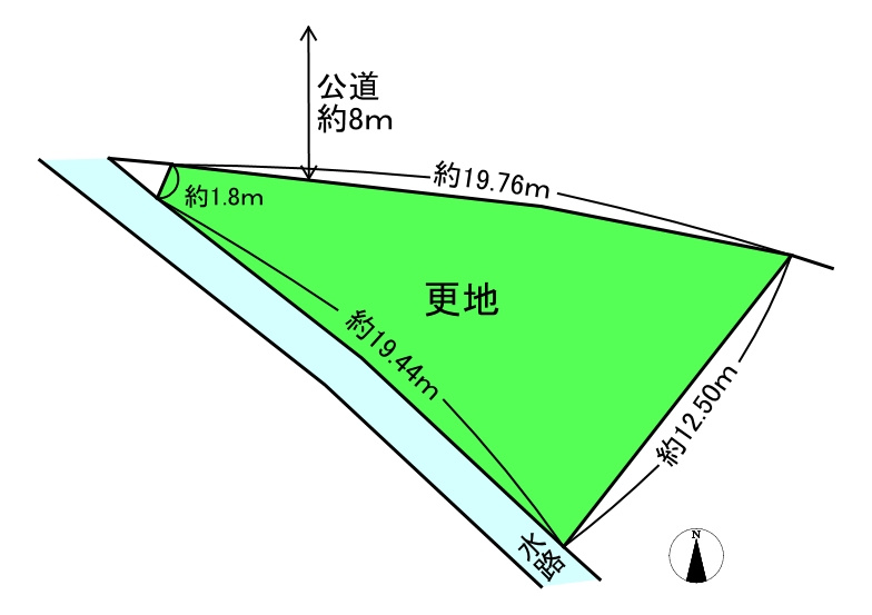 秦野市曽屋の土地図