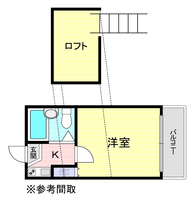 サンハイツⅢの間取り