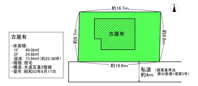 高崎市新町の土地図