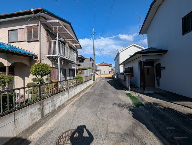 高崎市新町の前面道路含む現地写真