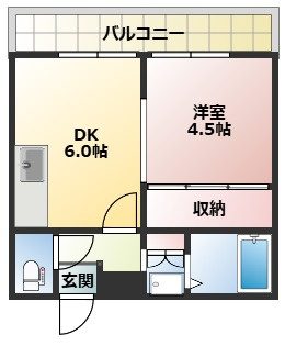 【間取り】 | 【CP対象】第53松井ビル | 間取りです