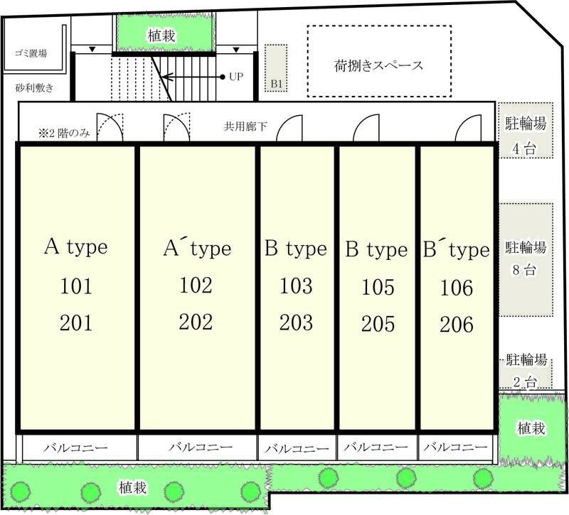 リブリ・こでまりの区画図