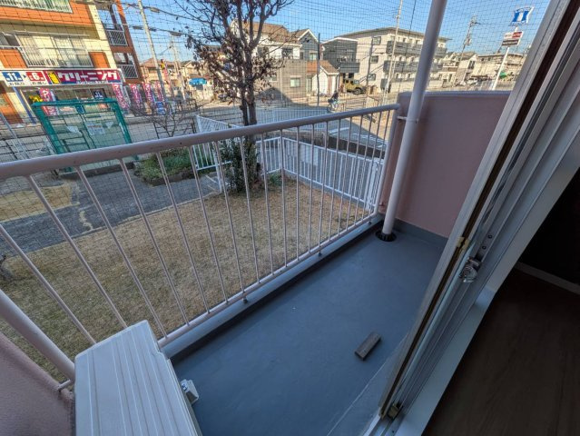 厚生年金住宅のバルコニー
