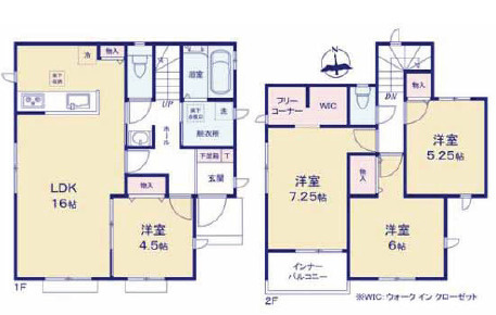 ハートフルタウン読谷村上地　A号棟の間取り|間取り