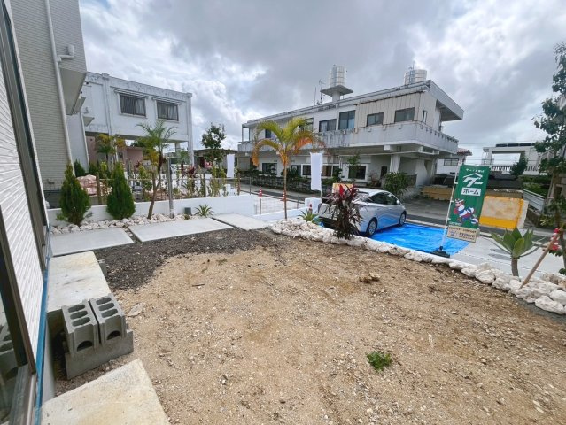 ハートフルタウン読谷村上地　A号棟の庭