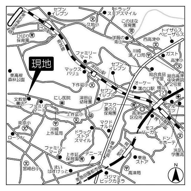 メゾーネジュンビッグの地図
