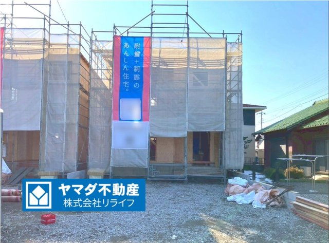 クワイエ　一宮市北方町北方第2　全2区画分譲の外観|「現地（2026年2月27日）撮影」　
■外観写真　
■ヤマダ不動産　株式会社リライフ　