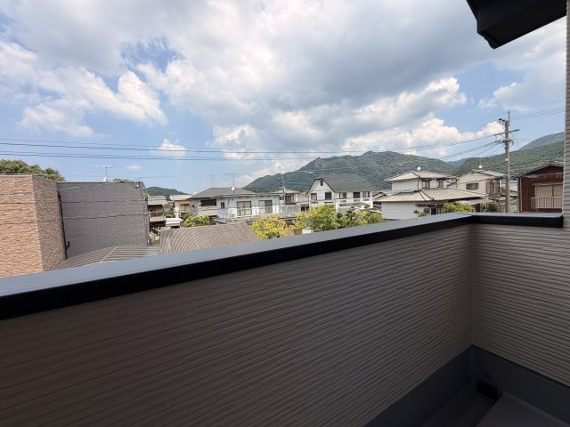 糟屋郡久山町猪野４期　2号棟のバルコニー