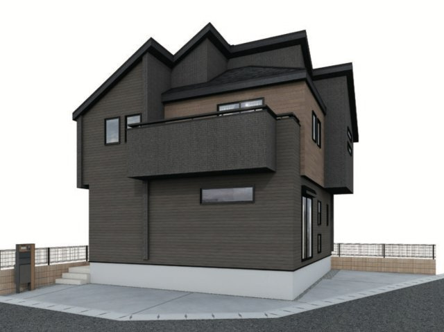 【外観パース】 | 桶川市上日出谷南1丁目　新築戸建　全1棟　1号棟 | 1号棟