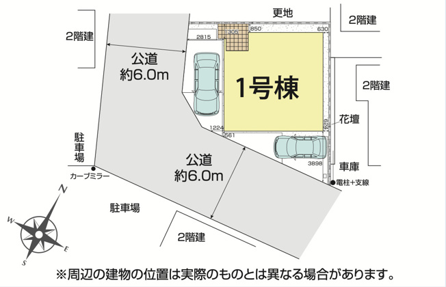 【区画図】 | 桶川市上日出谷南1丁目　新築戸建　全1棟　1号棟