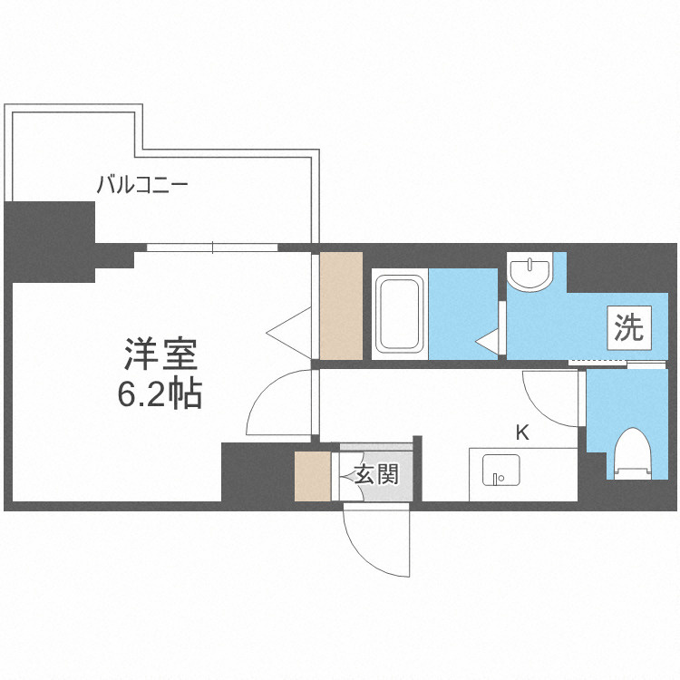 Dimus新大阪の間取り
