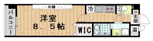 ライトステージ(近畿大学　一人暮らし)の間取り