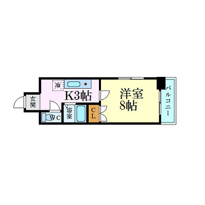 サンドエル東蟹屋の間取り
