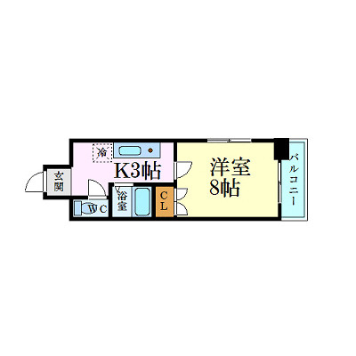 サンドエル東蟹屋の間取り