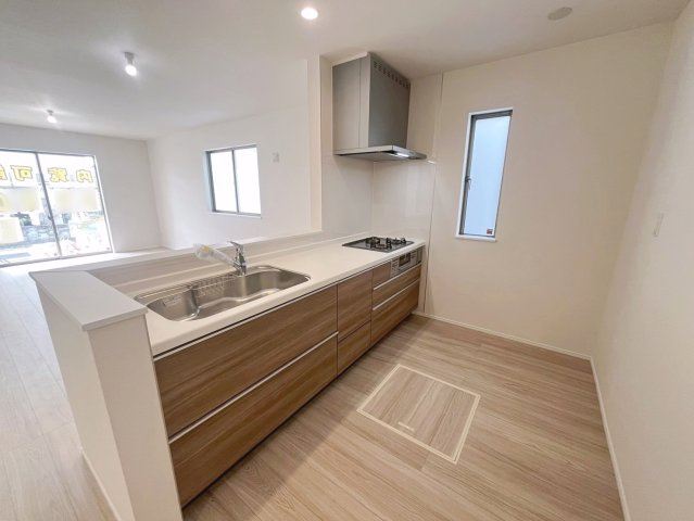 ハートフルタウン読谷村上地　B号棟のキッチン