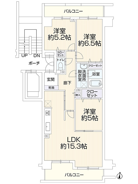 【間取り】の画像