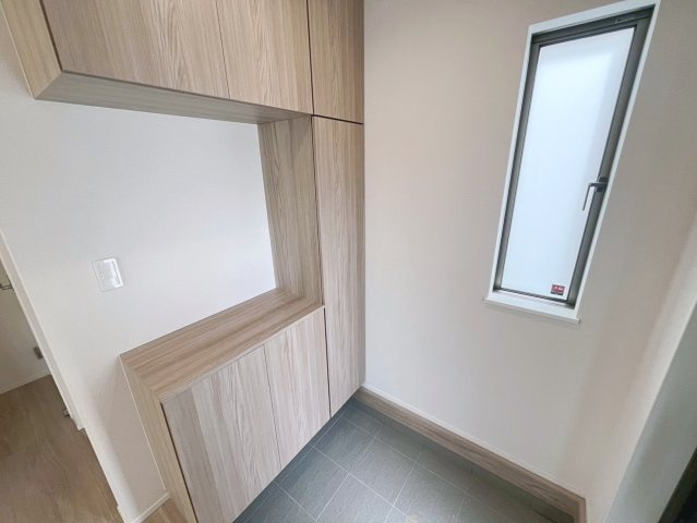 ハートフルタウン読谷村上地　C号棟の玄関