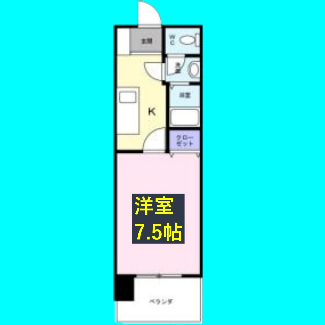 KDXレジデンス神宮前の間取り