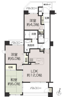 【間取り】 | ネオステージ大宮