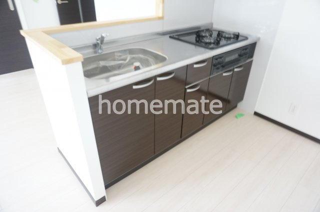 熊本市南区田井島２丁目の賃貸マンションのキッチン