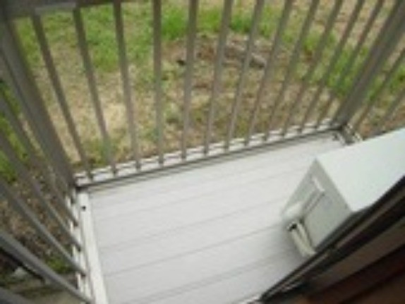 ヴィレッジゆたかⅣのバルコニー