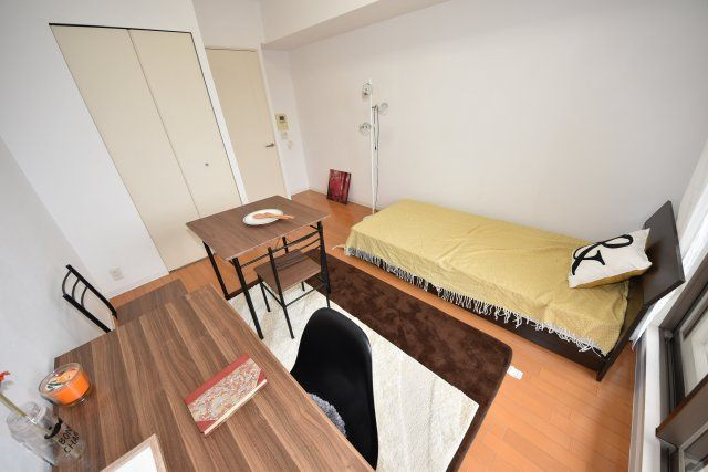 ルクレ阿波座レジデンスの寝室