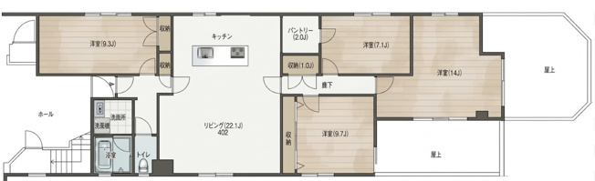 【間取り】 | コンチェルト六町
