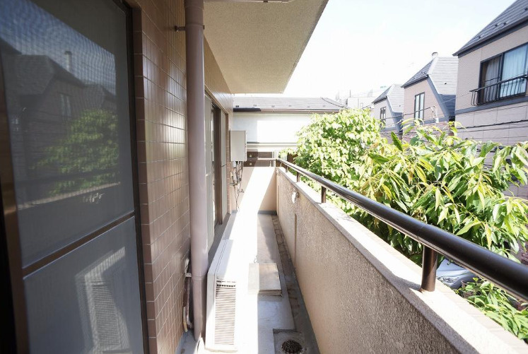 西巣鴨アートキンズコートのバルコニー